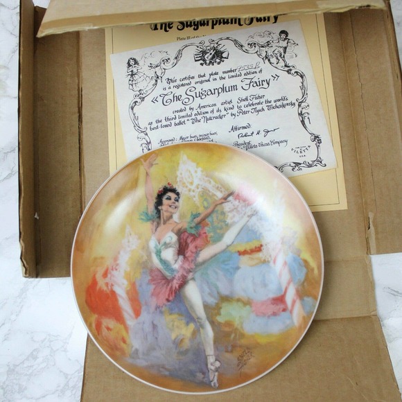 Vintage Other - Sugarplum Fairy Collector Plate 1979 Nutcracker